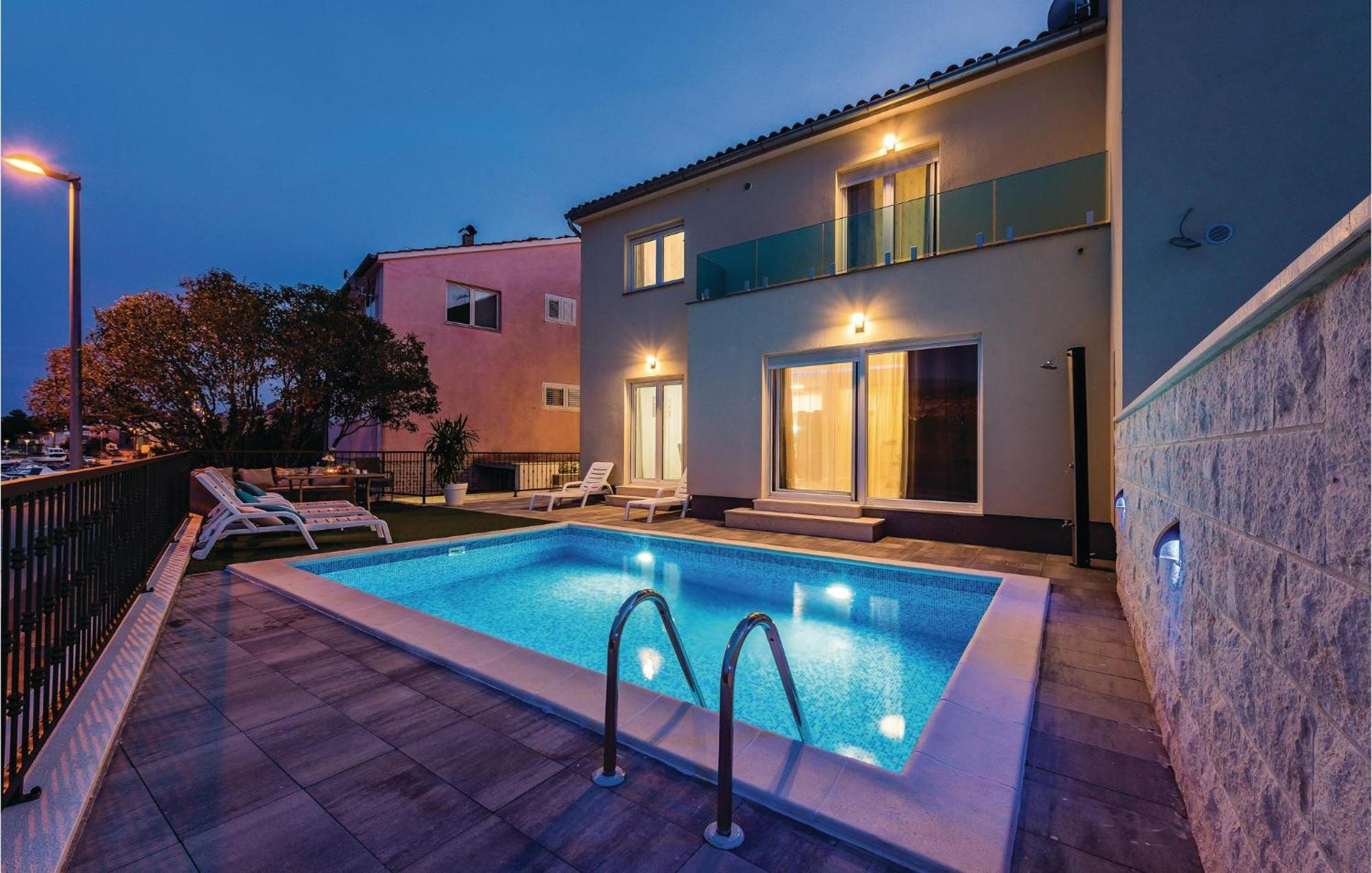Beautiful Home In Sibenik With Kitchen Exterior photo